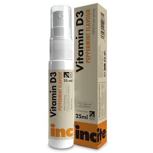 Image of Vitamin D Spray Top Power - VIT D3 4000 IU Natural Peppermint Flavour 25ml (144 Servings) Daily Oral Spray Pill-Free Vitamin D Supplement, Over 3 Months Supply - Made in The (UK)