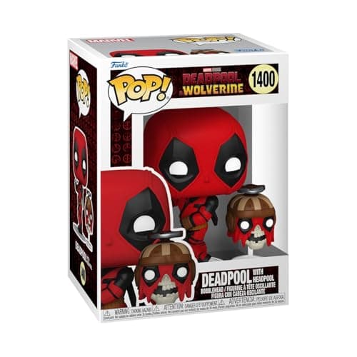 Image of Funko Pop! & Buddy: Deadpool & Wolverine - Deadpool with Headpool - Collectable Vinyl Figure - Gift Idea - Official Merchandise - Toys for Kids & Adults - Model Figure for Collectors and Display