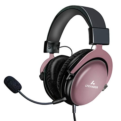 Image of Lycander USB Headset with Detachable Microphone, Hybrid 3.5mm Audio Jack & USB input, Sturdy Metal Build, Wide Compatibility - Suitable for Conference Calls, Music, Movies and Gaming