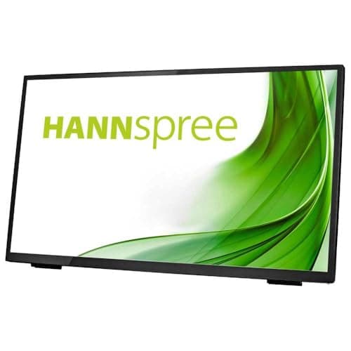 Image of HANNspree HT248PPB HS-IPS 23.8 Inch 1080p Full HD Touch Screen Monitor with HDMI, DisplayPort and VGA Connectivity - Black