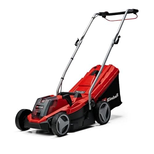 Image of Einhell Power X-Change 18/33 Cordless Lawnmower - 18V, Brushless Motor, 33cm Cutting Width, 30L Grass Box, 5 Cutting Heights - GE-CM 18/33 Li Solo Battery Lawn Mower (Battery Not Included)