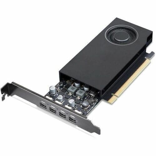 Image of Lenovo NVIDIA RTX A400 Graphics Card - 4GB GDDR6-4 x Mini DisplayPort - Mini DisplayPort
