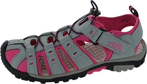 Image of F0930Pk Womens Hiking Walking Fitness Sport Trainers Sneakers Sandals Shoes Size Uk 3