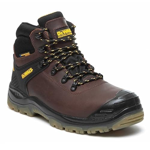 Image of DEWALT Newark Waterproof Safety Boots, Brown Size 12