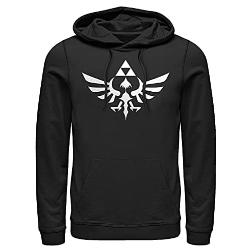 Image of Nintendo Triumphant Triforce-P/O Mens Pullover Hoodie, Black, XXXL