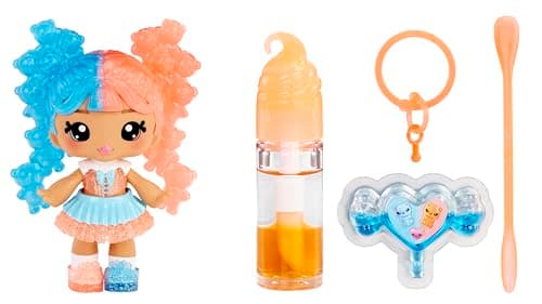 Image of Yummiland Lip Gloss Doll: Mystery Color Change - Gwen Gummybear - Includes 1 Doll, DIY Lip Gloss + Removable Keychain, Cosmetic Play, Collectible, Suitable for Children Ages 4+