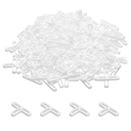 Image of sourcing map 100pcs Tile Spacers 5mm Hard Plastic t Type Tiles Leveler Spacer Installation Ceramic Spacing Clips for Wall Floor