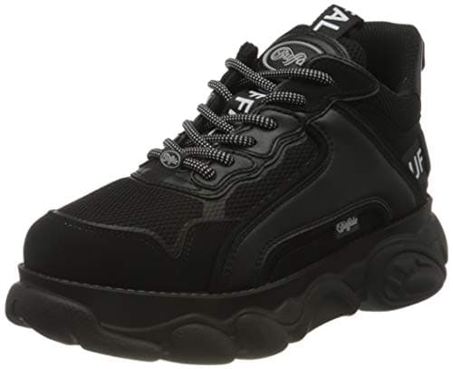 Image of Buffalo Cld Chai Women's Trainers, Black, 8 UK