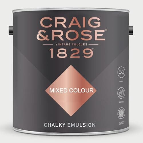 Image of Paint Stop CRAIG & ROSE 1829 CHALKY EMULSION WHITE DOE 2.5L