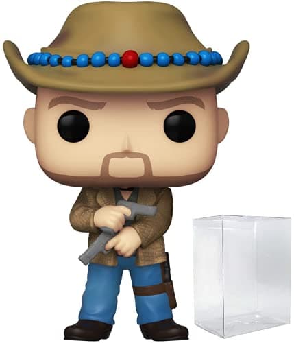 Image of POP Zombieland - Tallahassee Funko Pop! Vinyl Figure (Bundled with Compatible Pop Box Protector Case) Multicolor 3.75 inches