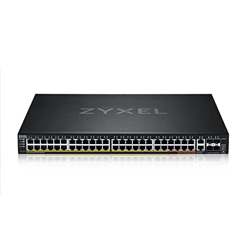 Image of Zyxel 48-Port GbE L3 Access PoE+ Switch with 6 10G Uplink (960 W) (XGS2220-54FP)