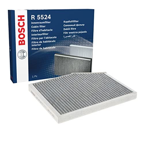 Image of Bosch R5524 Activated Carbon Cabin Filter, Replacement Filter - Against Unpleasant Smells, Pollen and Dust for Cleaner Air Inside the Vehicle