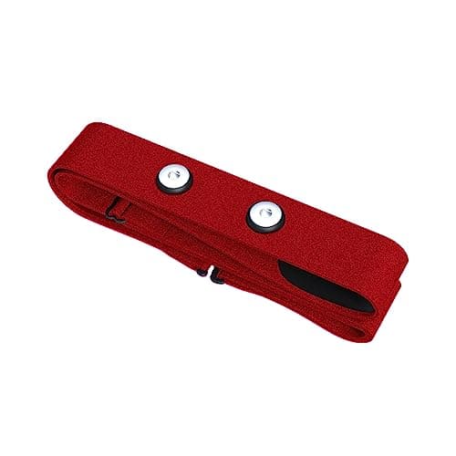 Image of Baverta chintell Heart Rate Monitor Chest Strap Replacement for H10 H9 Polar H7, Adjustable HRM Soft Replacement Chest Strap Compatible with Polar Heart Rate Sensor (Red)