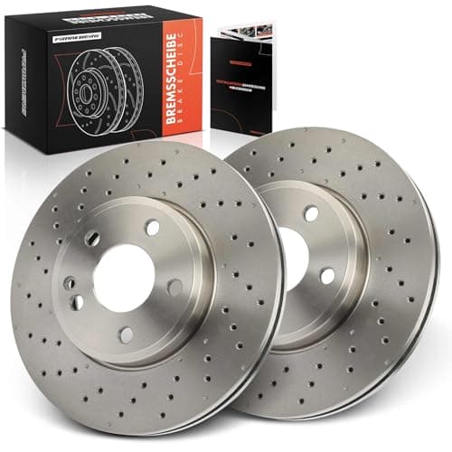 Image of Frankberg Brake Disc Set incl. 2x Discs Front Vented Ø295mm Compatible with B-Class W242 W246 GLA-Class X156 Replace# A2464212512, 2464212512
