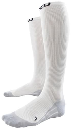 Image of 2XU Women's Race Compression Sock - White / Grey, Large