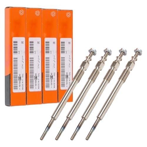 Image of PG Glow Plug Set of 4 Compatible with Citroen C2 C3 C4 Ford Fiesta Focus Fusion 1682251880 x 4