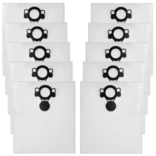 Image of Nilfisk Aero 26 Bags, 10Pcs Replacement Vacuum Bags for Nilfisk Alto Aero 26, High-Efficiency Dust Filter Bag for Aero 26 Compatible with MAKITA VC2010L/VC2511L/VC2512L/VC3011L