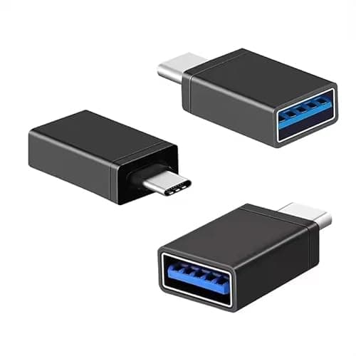 Image of 3 Pack USB C Male to USB 3.0 Female Adapter, Compatible with MacBook Pro after 2016, MacBook Air after 2018, Mac Mini, Dell XPS and More Type C or Thunderbolt 3 Devices (USB-C Type 1)