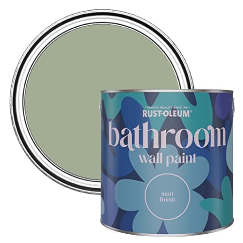 Image of Rust-Oleum Green Water-Resistant Bathroom Wall & Ceiling Paint - Bramwell 2.5L
