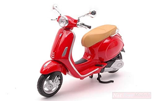 Image of Maisto SCALE MODEL COMPATIBLE WITH VESPA PRIMAVERA 150 RED 1:12 MI32721R