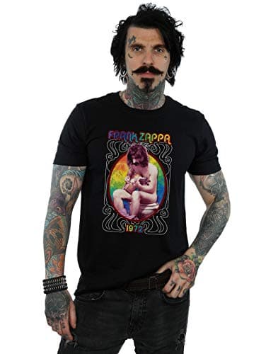 Image of Absolute Cult Frank Zappa Men's Toilet 1972 T-Shirt Black XXX-Large