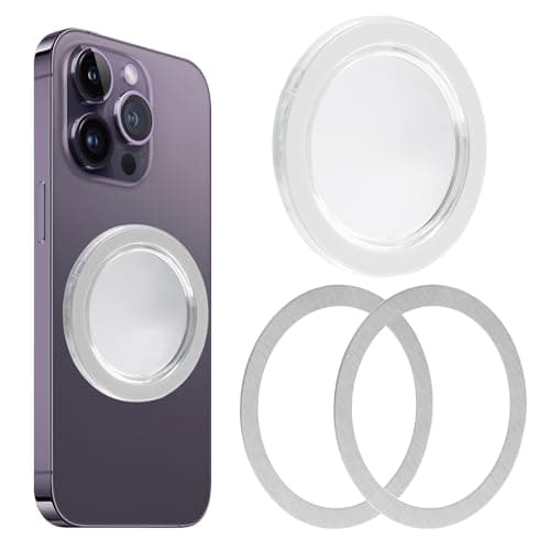 Image of Magnetic Base Compatible with PopSocket, Phone Grip Compatible with MagSafe Series Case, Removable Kindle/Phone Holder Base,Thin & Light Portable Plate,Light Slim Case Accessories
