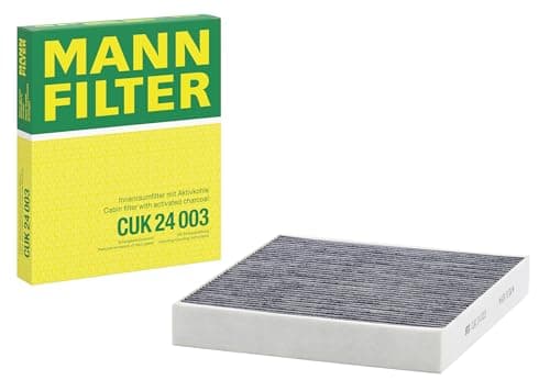Image of MANN-FILTER CUK 24 003 Cabin Air Filter - Pollen Filter with Activated Carbon - for Cars + Transporters