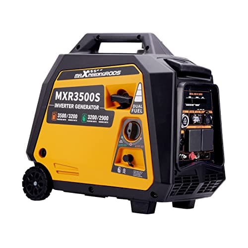 Image of maXpeedingrods 3500W Petrol Inverter Generator Dual Fuel 4-Stroke Electric Start Generator for Camping, RV Travel, Home, or Jobsites