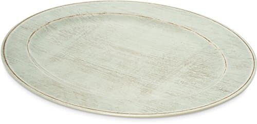 Image of Grove Melamine Oval Platter Tray, 20" x 14", Buff