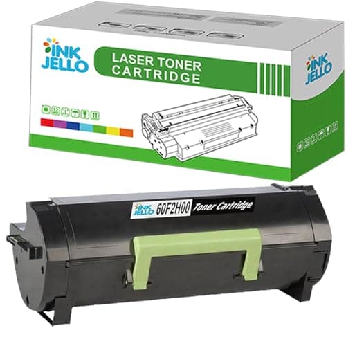 Image of InkJello Compatible Toner Cartridge Replacement for Lexmark MX310 MX310dn MX410 MX410de MX510 MX511dte MX511dte MX511dhe MX511de MX510de MX611de MX611dhe MX611dte 60F2H00 (Black, Single-Pack)