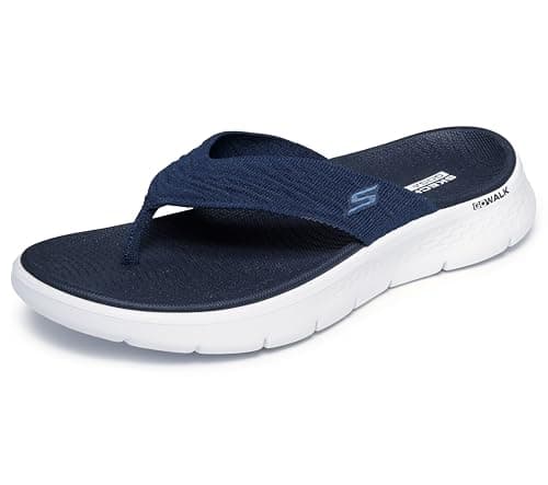 Image of Skechers O-T-G Womens GO Walk Flex Sandal Splendor, Navy Textile, 5 UK