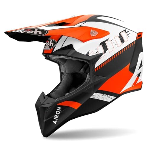 Image of AIROH motocross helmet Wraaap multicolor WRF32 size XL