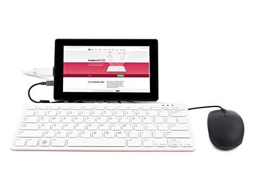 Image of Waveshare Raspberry Pi 400 Keyboard Computer with Third-Party Accessories and 7inch HDMI Touch Display (10 Items)
