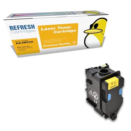 Image of Refresh Cartridges Remanufactured TNP79Y (AAJW250) Yellow Toner Cartridge Replacement for Konica Minolta Printers