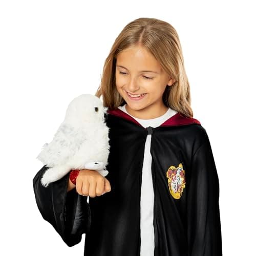 Image of Rubies 300777NS000 Harry Potter Hedwig Plush Kids Fancy Dress, Unisex Children, Multicoloured, One Size Halloween