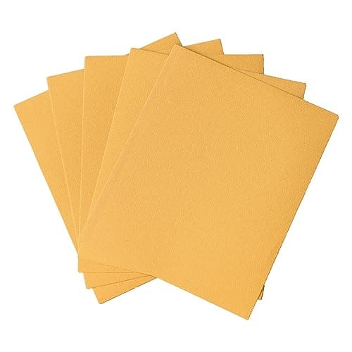 Image of Trend Aluminium Oxide Sanding Sheets, 120 Grit, 230mm x 280mm, Strong & Durable Anti-Clog Sand Paper, AB/S230/120A, Pack of 5