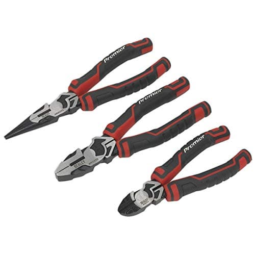 Image of Sealey AK8376 3pc High Leverage Pliers Set