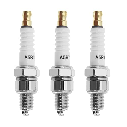 Image of ECSiNG 3PCS A5RTC Spark Plug for CR5HSB 98056-55777 Spark Plug PASST EU2000I EU2200 Series GENERATORSI 808/Z9Y/P-Z9HC U16FSR-UB GX31 GX100 GXH50 OEM