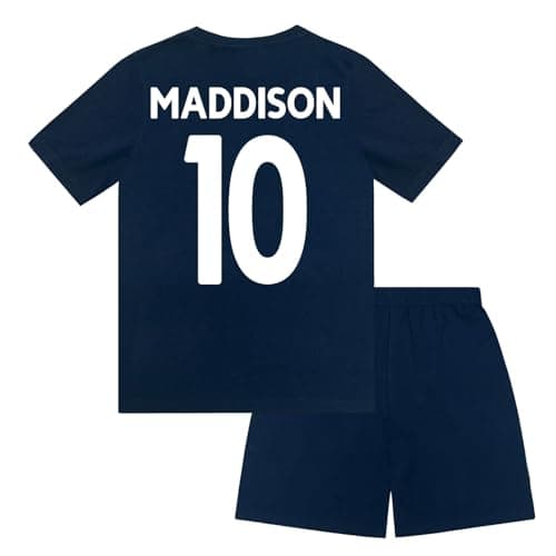 Image of Tottenham Hotspur FC Boys Maddison 10 Sublimation Short Pyjamas Navy 12-13 Years