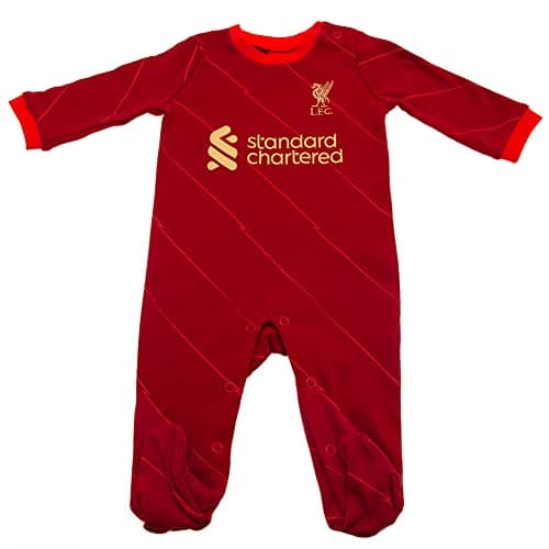 Image of Brecrest Liverpool FC Baby Kit Sleepsuit | 2021/22 (0-3 Months)