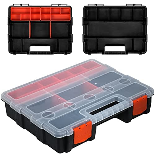 Image of Cisolen Tool Organiser Sortmaster Assortment Box 22 compartments Storage Box for Screws Nuts Tools Small Parts Sorting Box