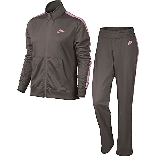Image of Nike Women W NSW TRK Suit PK Oh Tracksuit - Ridge Rock/Plum Dust/Plum Dust, Medium