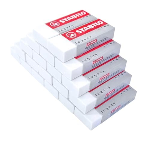 Image of STABILO Legacy 1186 - Eraser - Pack of 20 - White
