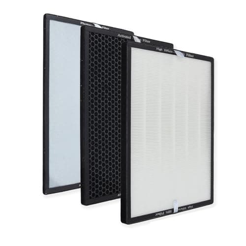 Image of PUREBURG Replacement Filter Compatible with BLACK + DECKER BAPUV150 Air Purifier Part AF3, H13 HEPA 4-Stage Filtration Activated Carbon Clean Dust Odors