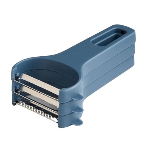 Image of Simply Lakeland Stackable 3-Piece Peeler Set Serrated, Julienne and Y Peeler