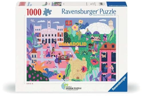 Image of Ravensburger Valladolid, Marie Boiseau 1000pc 1000 piece Jigsaw puzzle for Adults and Kids Age 12 and Up