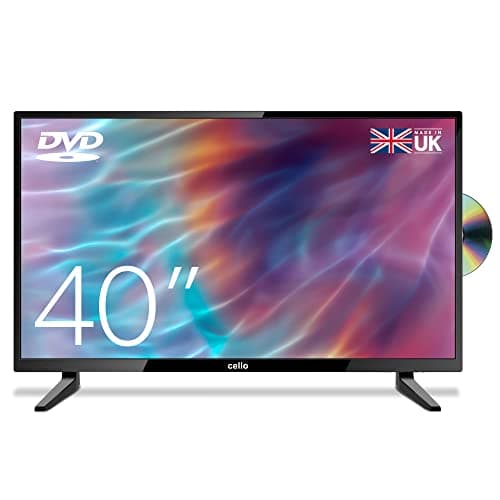 Image of Cello ZF0204 40” inch Full HD LED TV with Built-in DVD player and Freeview HD Built in Satellite receiver 3 X HDMI and USB 2.0 to record Live TV Made in the UK