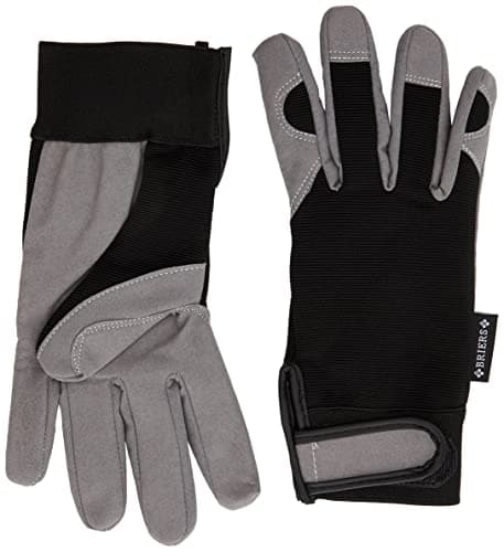 Image of Briers 4540011 Professional Gloves, Grey/Black, Medium