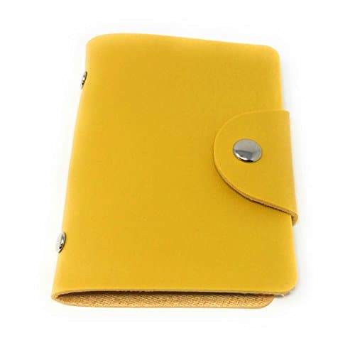Image of WS UK Card Holder Wallet - Holds 24 Cards! [Yellow]