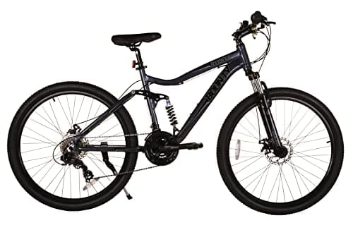 Image of Bounty Full Suspension Mountain Bike - 18 Speed Shimano Gearing, Zoom Suspension Forks, Disc Brakes, Light Alloy Rims - Bikes for Men